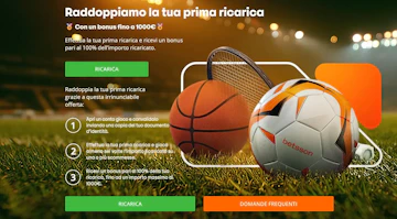 Anteprima bonus benvenuto betsson
