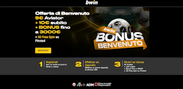 Anteprima bonus benvenuto scommesse bwin