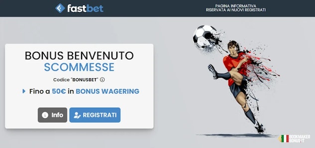 Anteprima bonus benvenuto scommesse fastbet