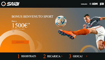 Anteprima bonus benvenuto scommesse snai