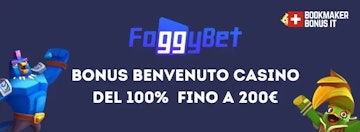 Anteprima bonus casino foggybet