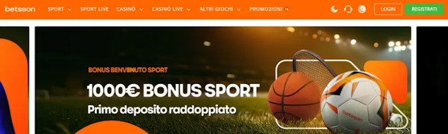 Anteprima nuovo sito scommesse betsson 2