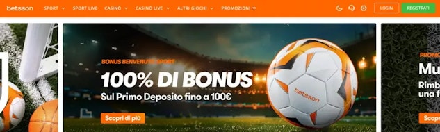 Anteprima nuovo sito scommesse betsson
