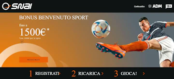 Bonus benvenuto scommesse sport snai