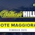 Quote Maggiorate William Hill: Febbraio 2025