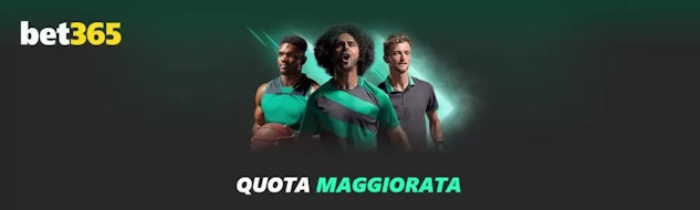 Esempio quote maggiorate bet365