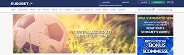 Esempio quote maggiorate eurobet