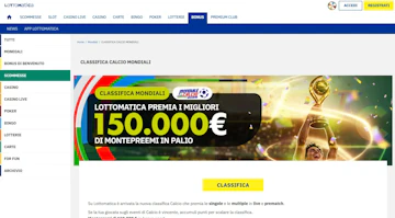 Lottomatica classifica calcio