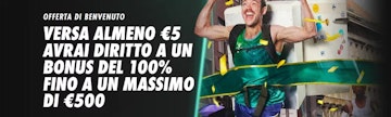 Novita nuovo bonus primo deposito bet365