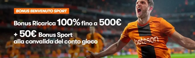 Novita nuovo bonus primo deposito betsson