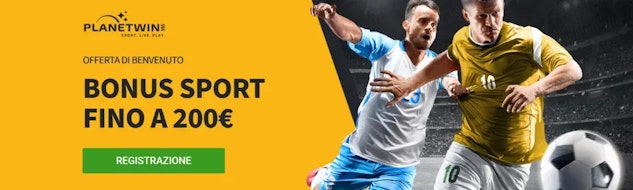 Novita nuovo bonus primo deposito planetwin365