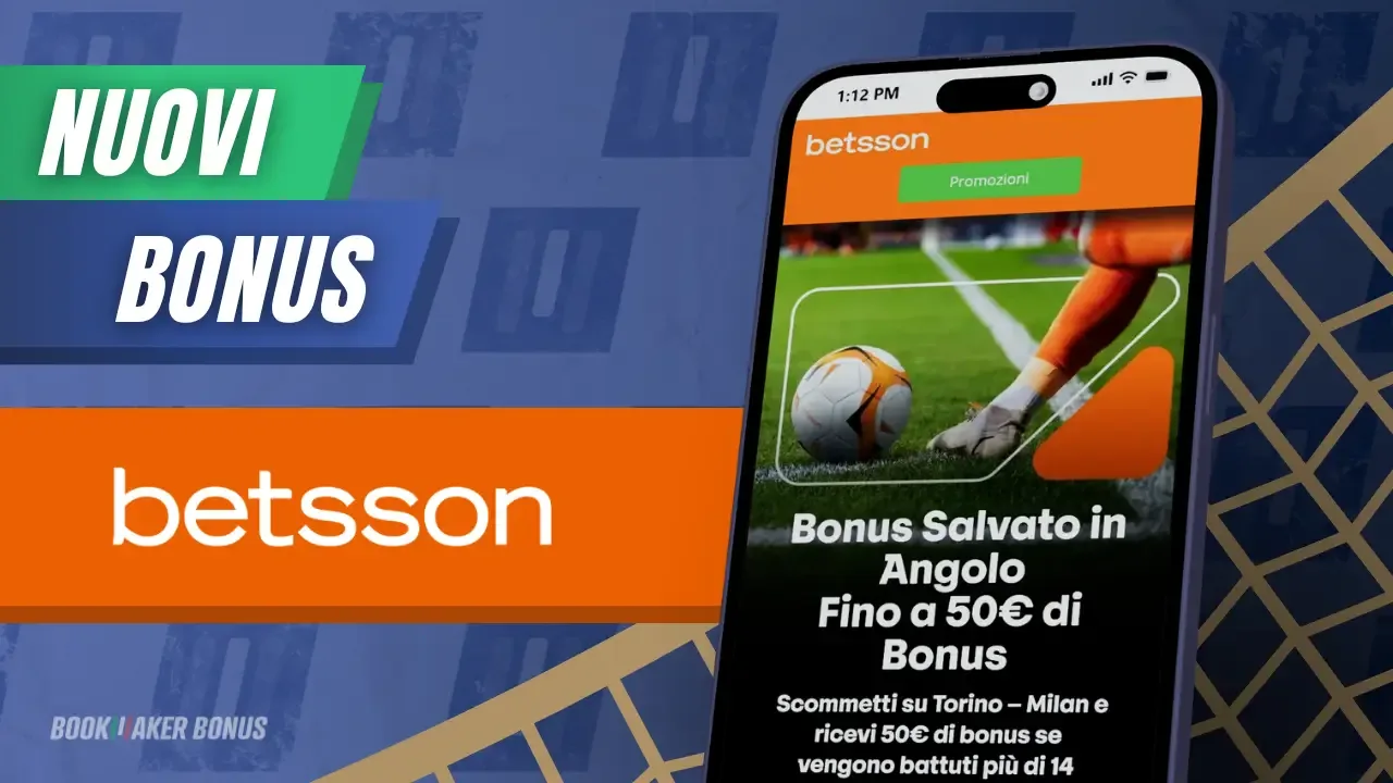 Nuovi bonus betsson prima giornata di serie a 2026
