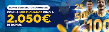 Nuovo bonus benvenuto scommesse goldbet