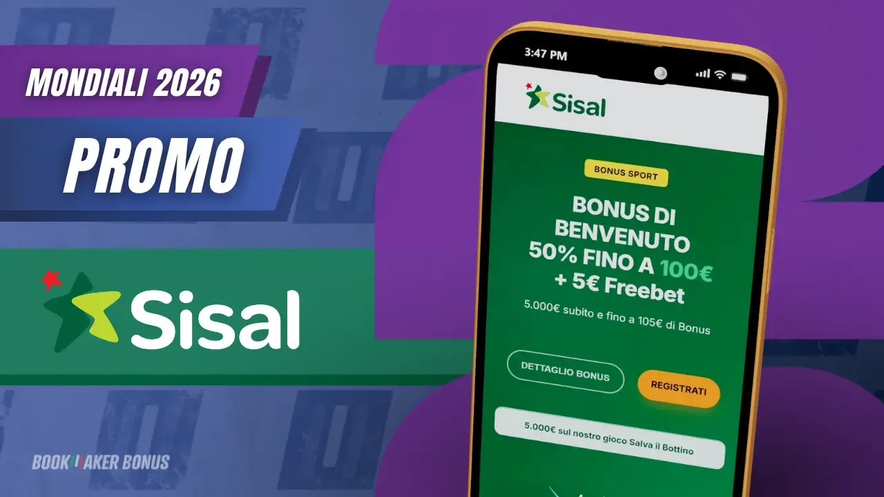 Nuovo bonus benvenuto sisal mondiali