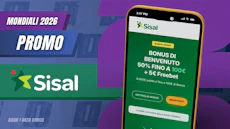 Nuovo bonus benvenuto sisal mondiali