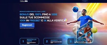 Nuovo bonus benvenuto william hill immagine promozionale