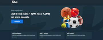 Nuovo bonus senza deposito 25 euro gratis stake