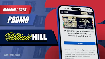 Promozione mondiali 2026 william hill