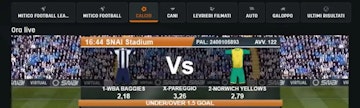 Scommesse virtual su snai