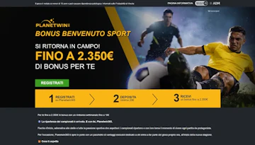 Screenshot planetwin365 bonus benvenuto ottobre 2026