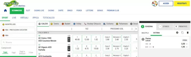 Sito per giocare schedine lottomatica