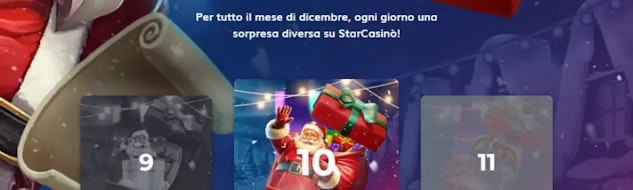 Starcasino calendario delle sorprese natale 2024