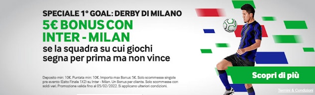 Promozione Inter Milan Betway
