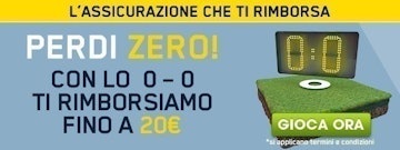 Assicurazione zero a zero scommessa