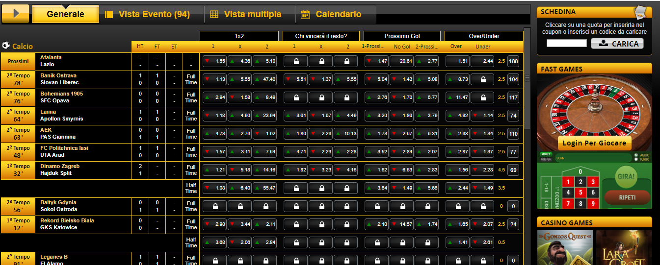 Planetwin365 scommesse live