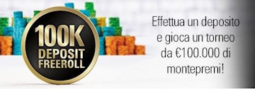 Pokerstars freeroll 100mila euro