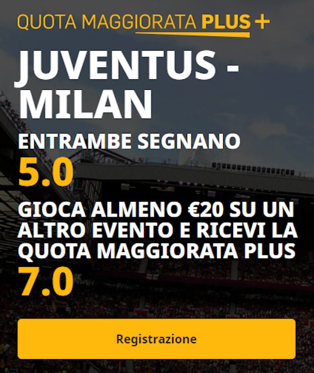 Quote maggiorate betfair