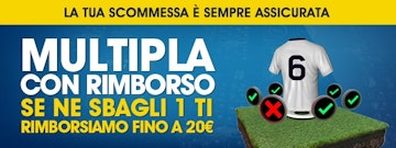 Rimborso multipla scommesse