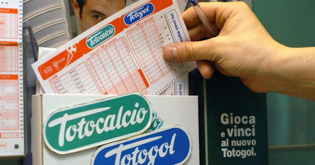 Schedine totocalcio totogol