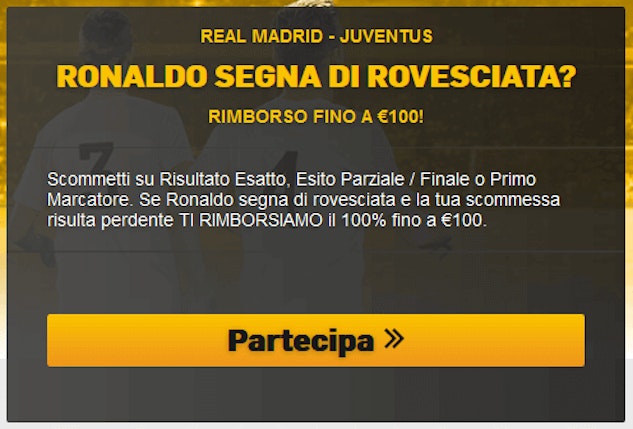 Scommesse rimborso