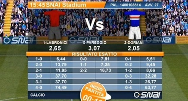 Scommesse virtuali snai