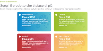 Sisal codice promozionale