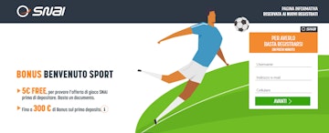 Snai aprire conto scommesse online