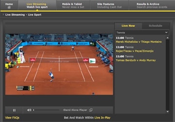 Tennis scommesse live streaming