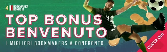Top bonus benvenuto banner